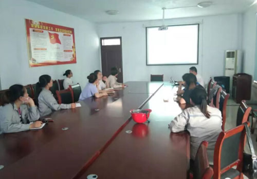 圖為公司地磅無人值守系統(tǒng)業(yè)務培訓會議現(xiàn)場